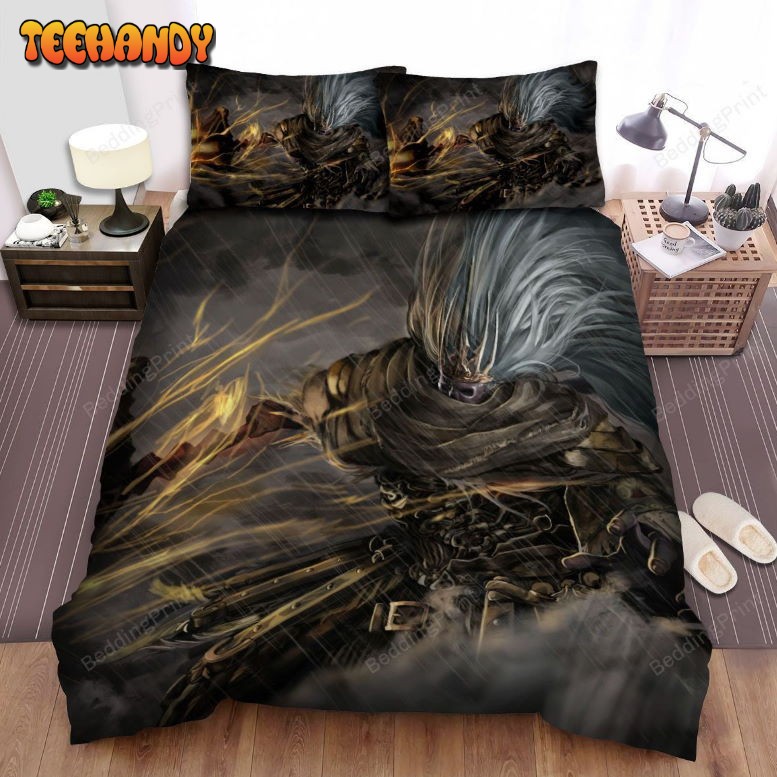 Dark Souls 3 The Nameless King Art Painting Bedding Set