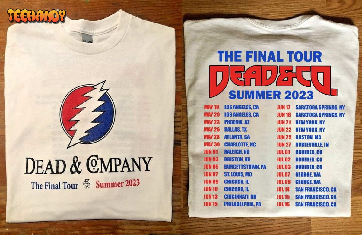 Dead and Company The Final 2023 Summer Tour T-Shirt