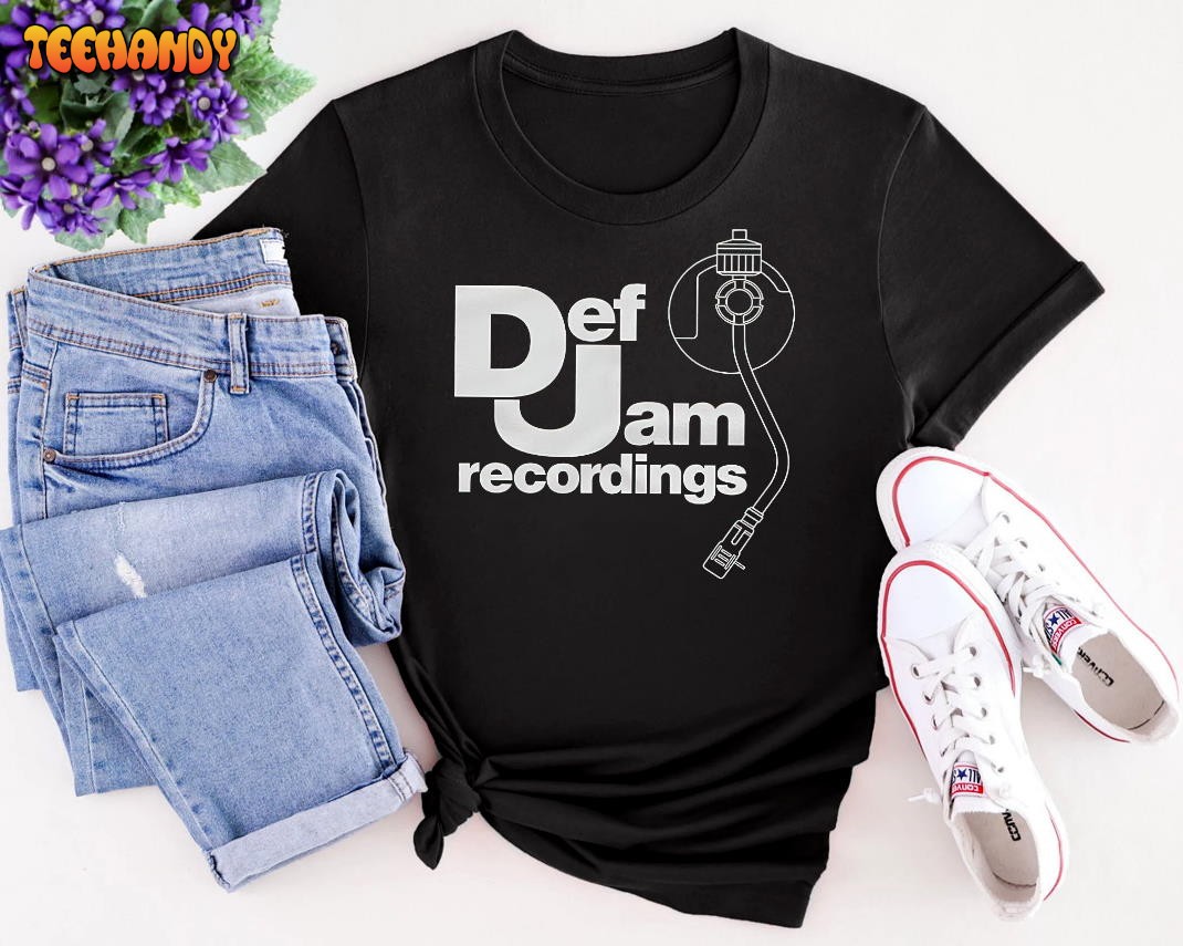 Def Jam Recordings Hip Hop Rap Vintage Replica T-Shirt