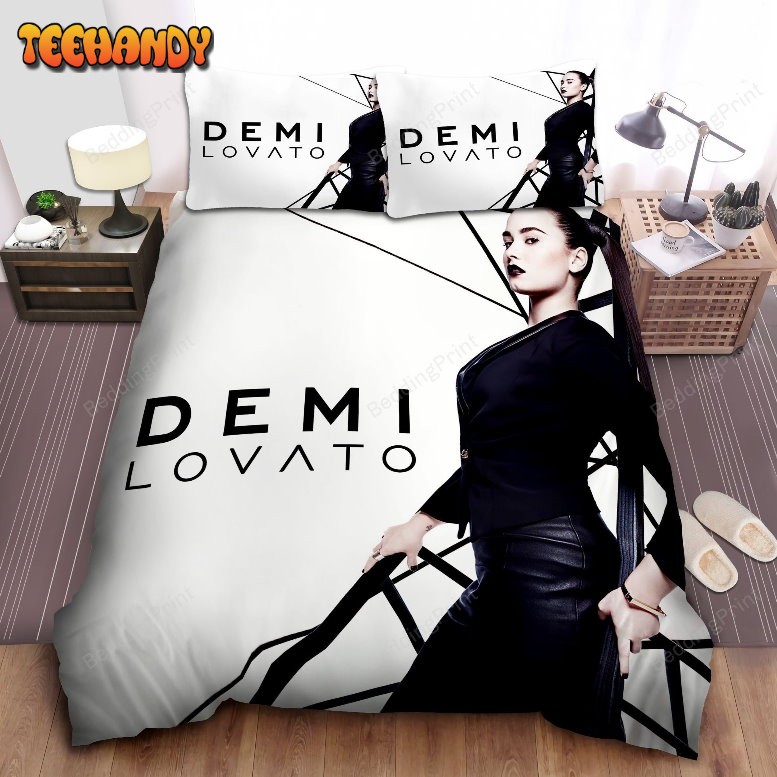 Demi Lovato In Black Spread Duvet Cover Bedding Sets