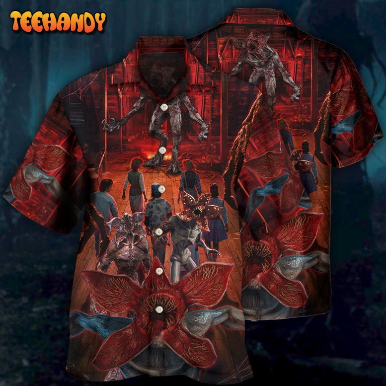 Demogorgon Monster Invading Hawkins Hawaiian Shirt