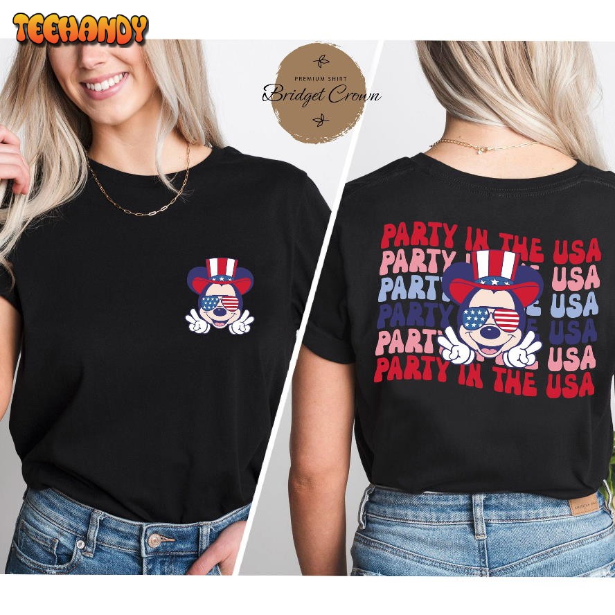 Disney 4th Of July Mickey American Patriotic Family Unisex T Shirt