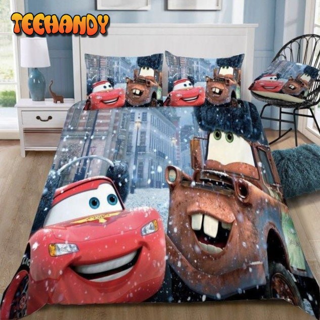 Disney Cars Lightning McQueen And Mater 3D Printed Bedding Set