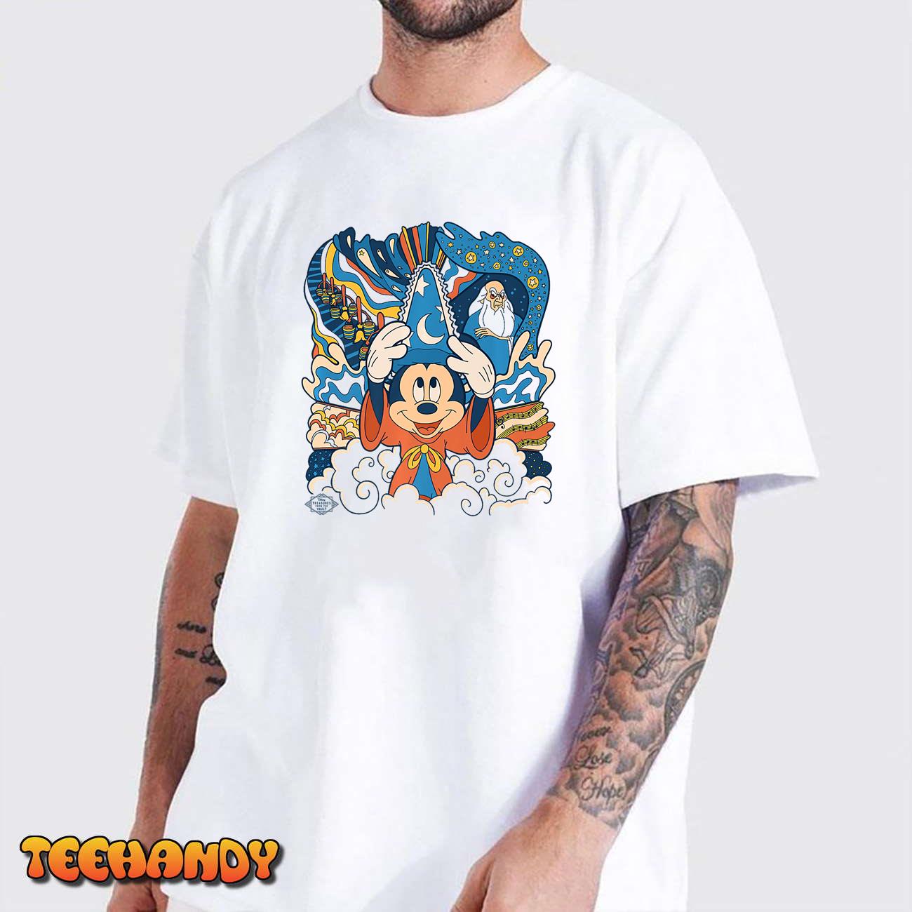 Disney Fantasia Mickey Mouse Sorcerer’s Apprentice Retro Premium T-Shirt