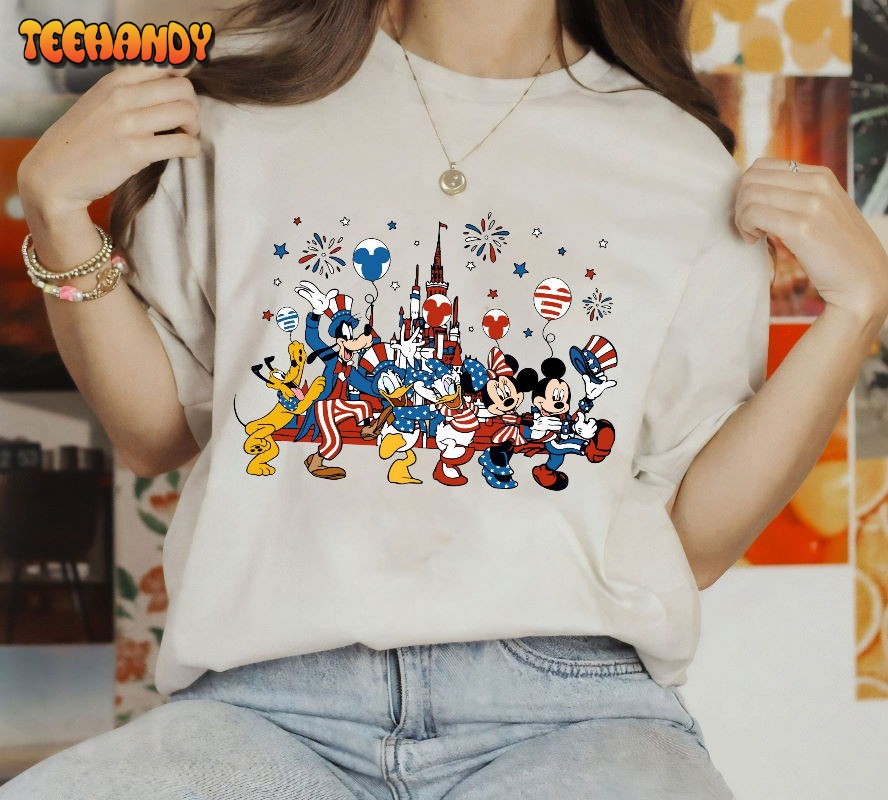 Disney Freedom Mickey Mouse And Friends 4th Of July Unisex T Shirt