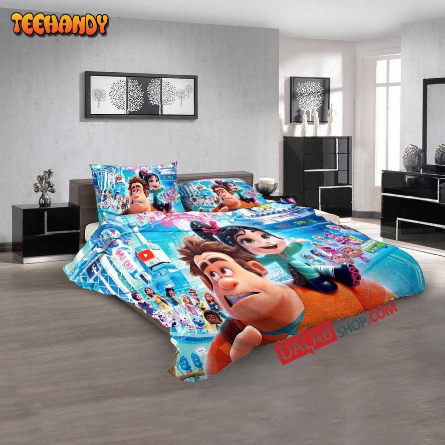 Disney Movies Ralph Breaks The Internet 2018 3d Bedding Set