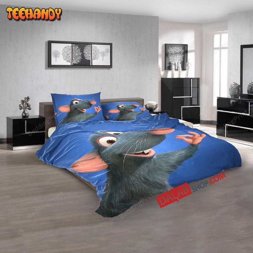 Disney Movies Ratatouille 2007 V 3d Duvet Cover Bedding Set