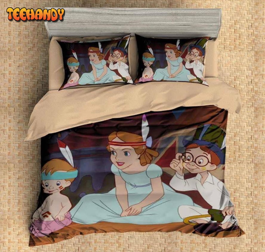 Disney Peter Pan 3d Printed Bedding Set