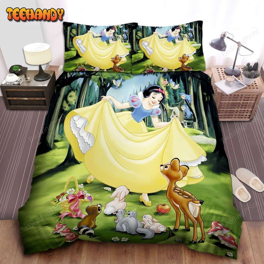 Disney Princess Snow White Singing With Animal Friends Bedding Sets