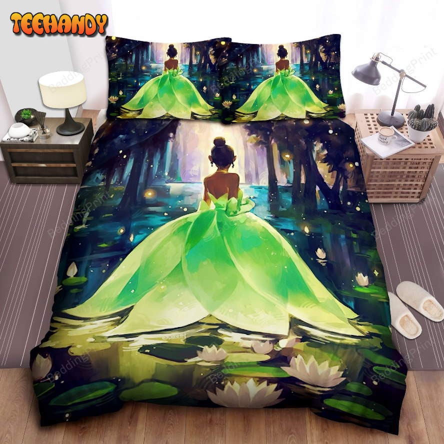 Disney Princess Tiana Among Glowing Lotuses Bedding Sets