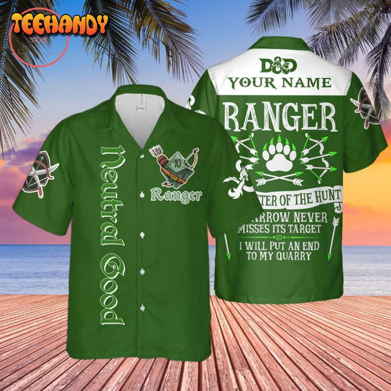DnD Neutral Good Ranger Custom Hawaiian Shirt