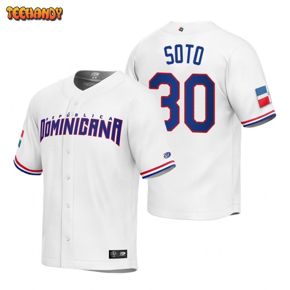 Dominican Republic Gregory Soto White Replica 2023 World Baseball