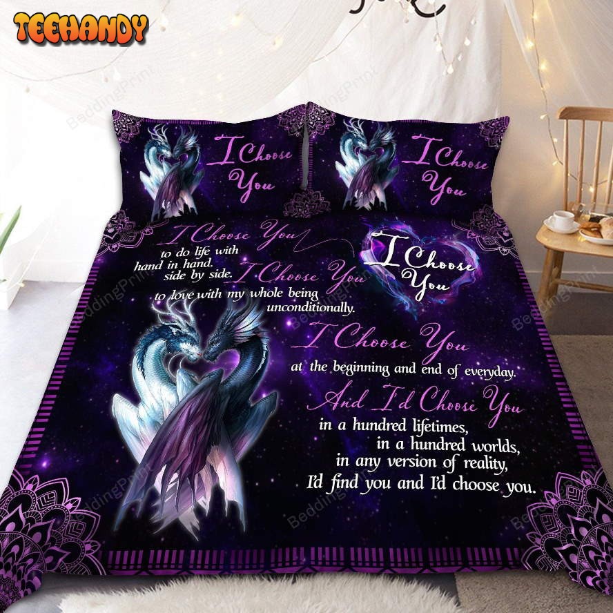 Dragon Couple-I Choose You Bedding Set