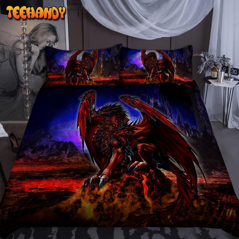 Dragon Power Bed Sheets Duvet Cover Bedding Set