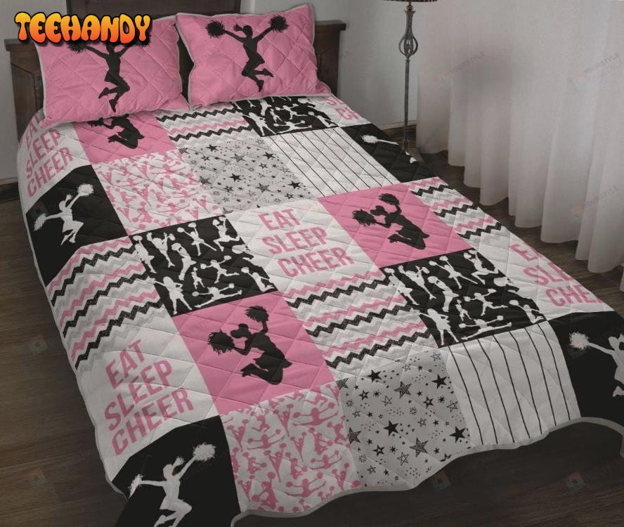 Eat Sleep Cheer Duvet Cover Bedding Set