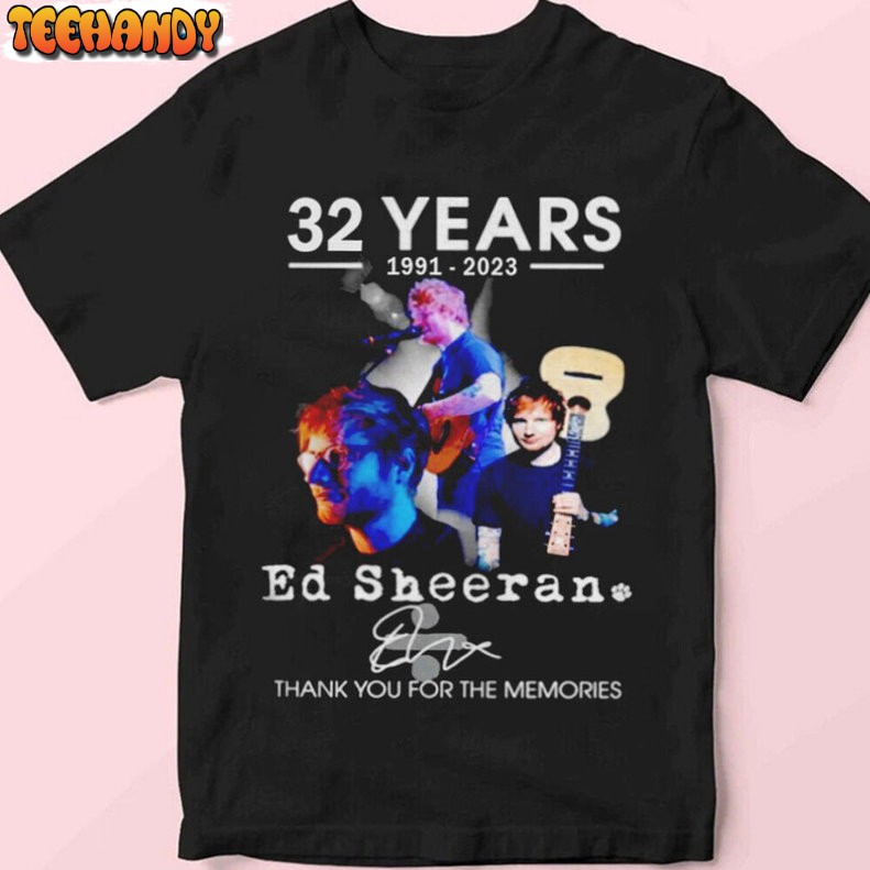 Ed Sheeran 32 Years Shirt, Ed Sheeran Tour 2023 Sweatshirt