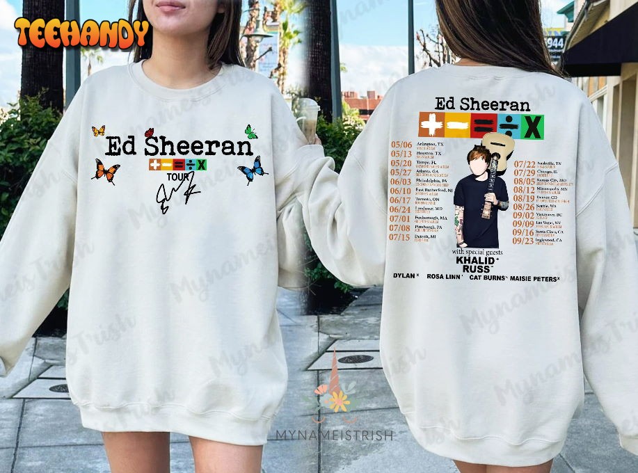 Ed Sheeran Tour 2023 Bad Habit T-Shirt, Mathematics Tour 2023 Shirt