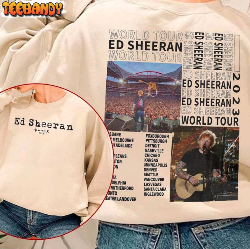 Ed Sheeran Tour Music Shirt, Mathematics Tour Sweatshirt