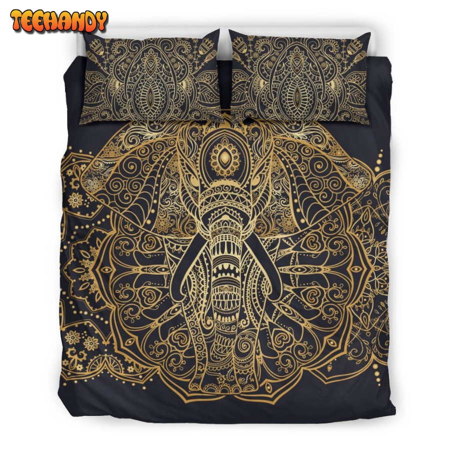 Elephant Pattern Duvet Cover Bedding Set