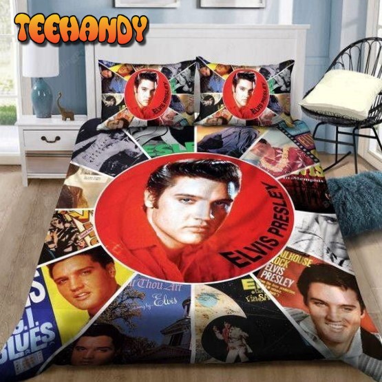 Elvis Presley Picture Collage Duvet Cover Bedding Set