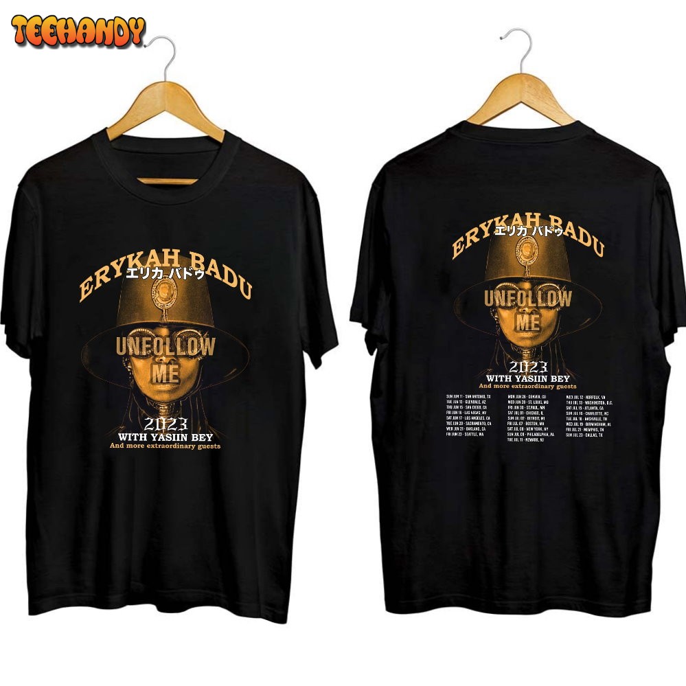 Erykah Badu Unfollow Me Tour 2023 Shirt