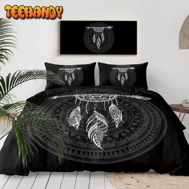 Ethnic Black Dreamcatcher Duvet Cover Bedding Sets