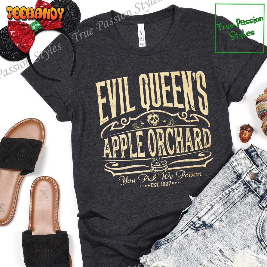 Evil Queen Villains Shirt, Evil Queen’s Apple Orchard Snow White T Shirt