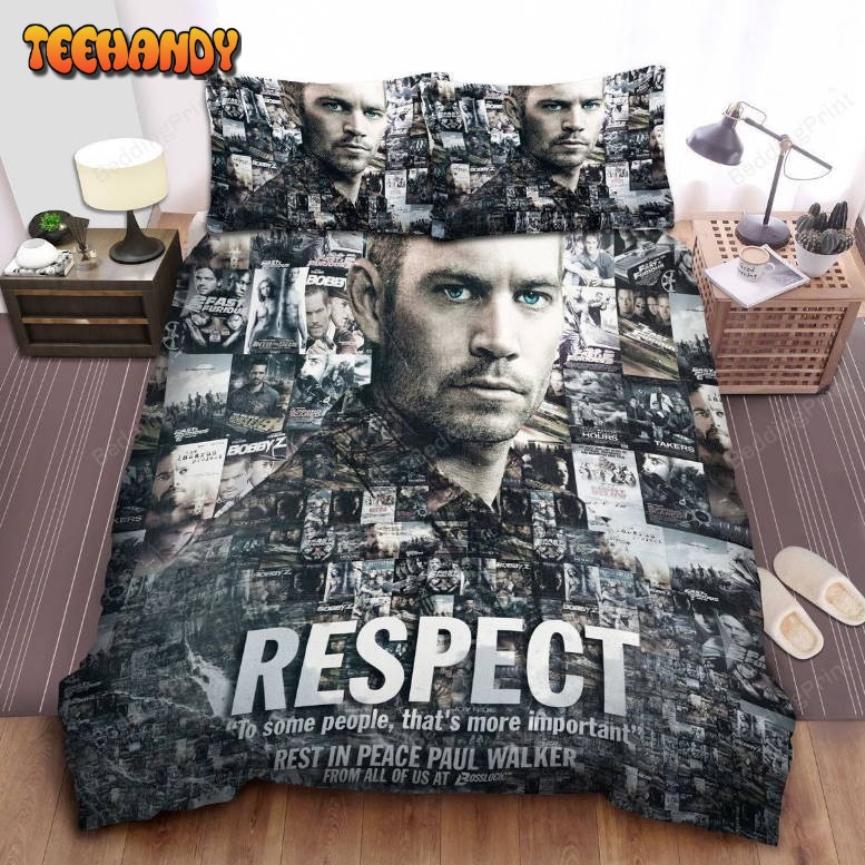 Fast And Furious A Tribute To Paul Walker Life And Work Bedding Sets