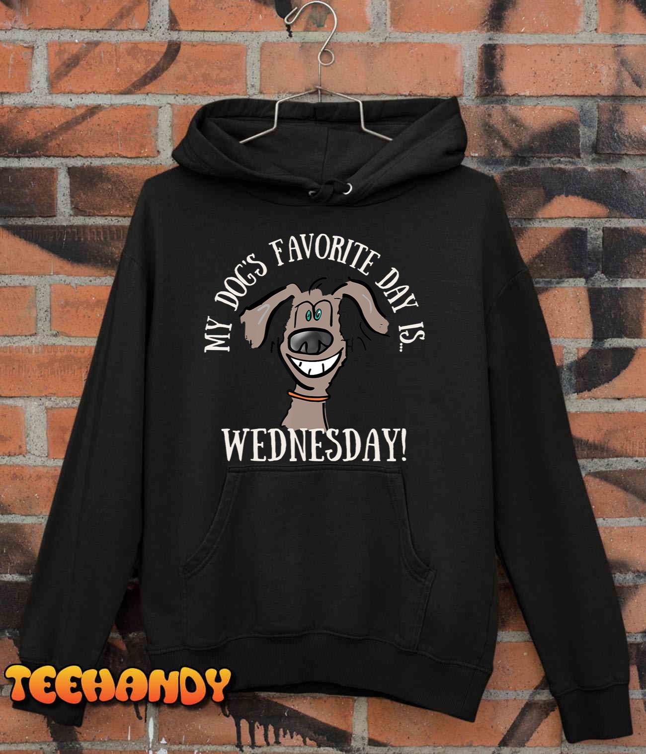 Father’s Day Tee My Dogs Favorite Day is Wednesday HUMP DAY T-Shirt