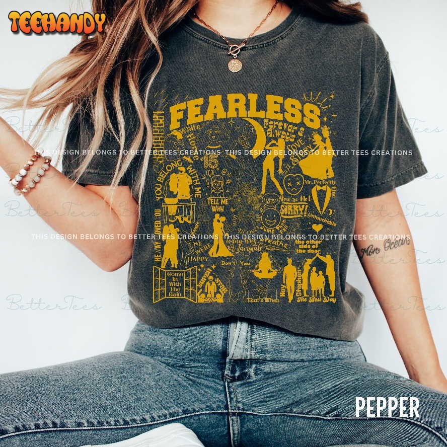 Fearless Shirt Fearless Track List T Shirt