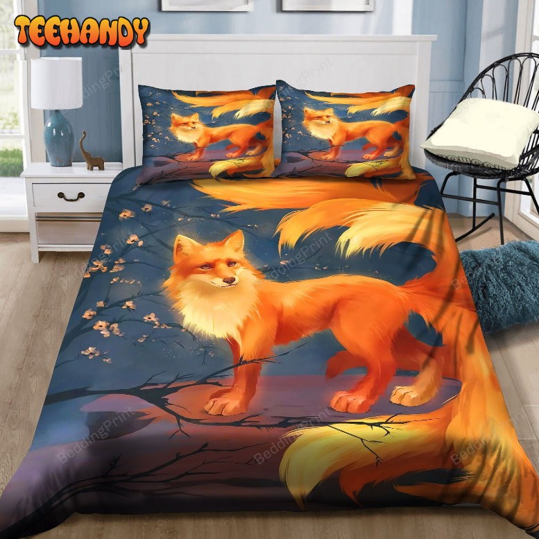 Fire Nine-tailed Fox Artwork Bedding Sets