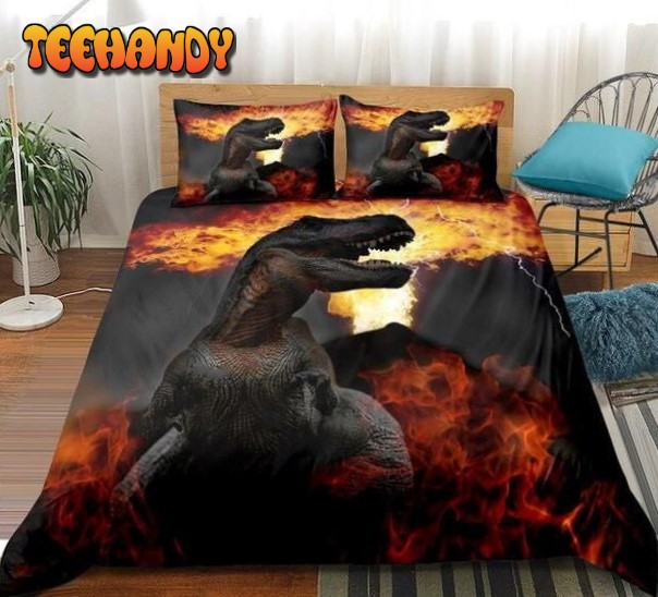 Fire T-Rex Duvet Cover Bedding Sets