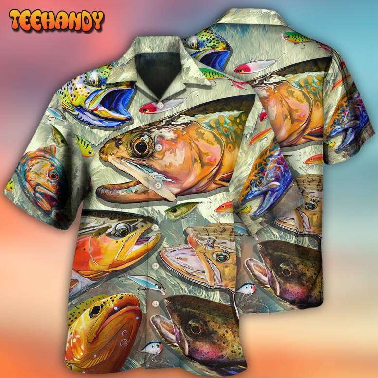 Fishing Is My Life Art Style Hawaiian Shirt