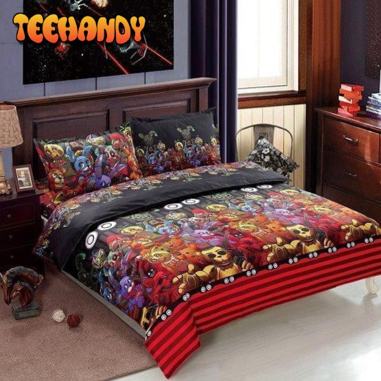 Five Nights At Freddy Colorful Bedding Set