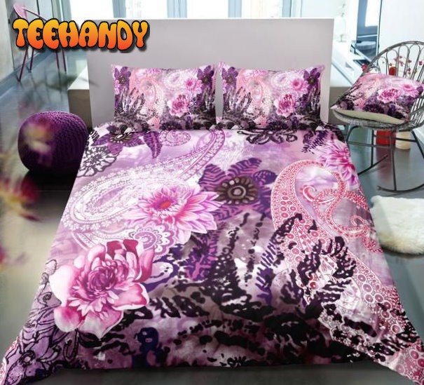 Floral Paisley Bed Sheets Duvet Cover Bedding Set