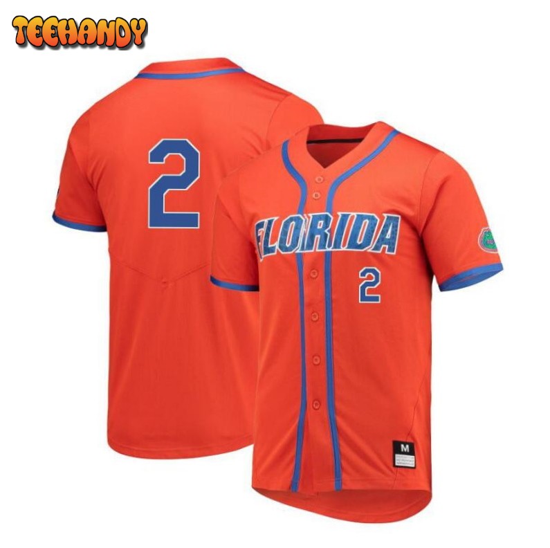 Florida Gators Ty Evans Orange College Baseball Jersey