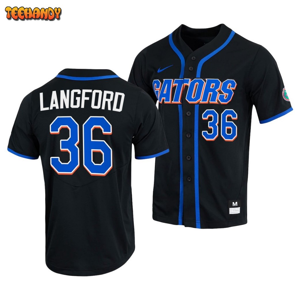 Florida Gators Wyatt Langford College Baseball Jersey Black