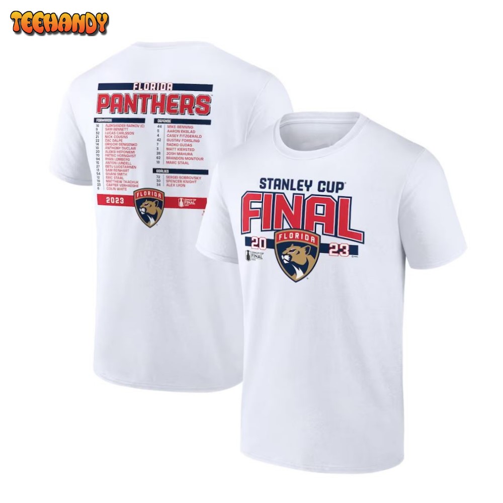 Florida Panthers 2023 Stanley Cup Final Roster T-Shirt