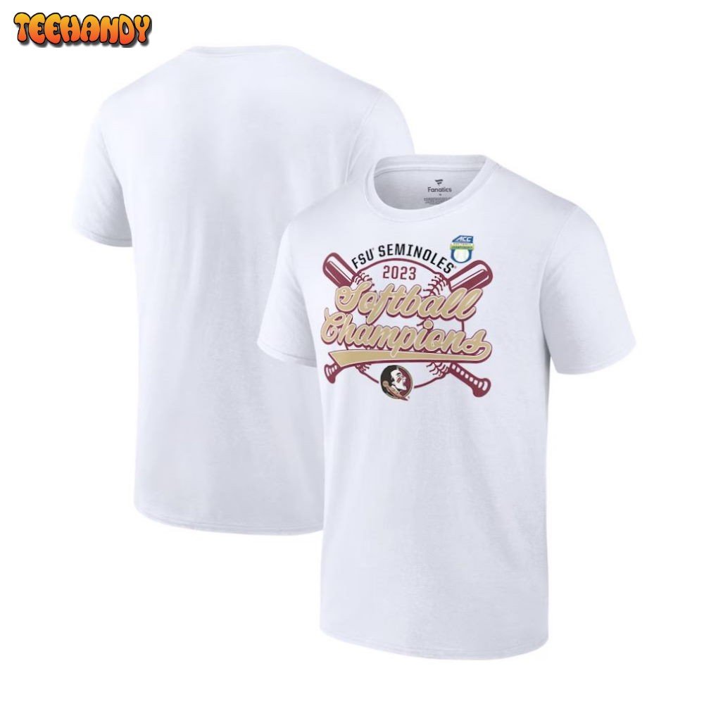 Florida State Seminoles 2023 ACC Softball Conference Tournament Champions T-Shirt