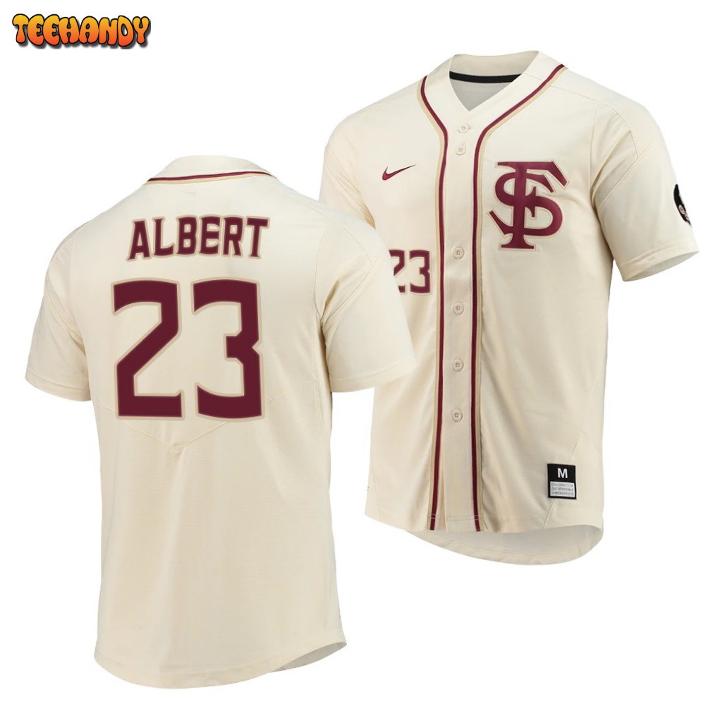 Florida State Seminoles Reese Albert Elite College Baseball Jersey Natural