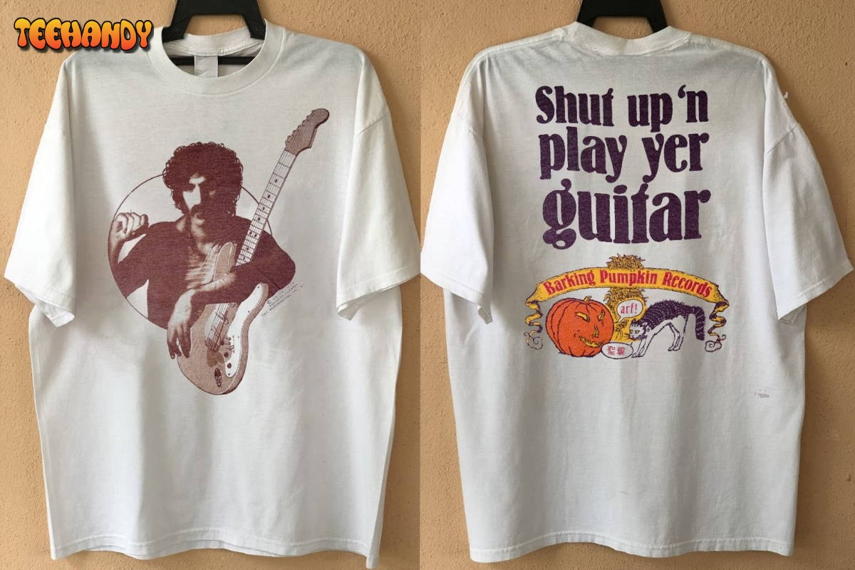 Frank Zappa Shut Up ‘n Play Yer Guitar Tour 1981 T-Shirt