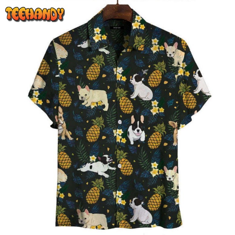 French Bulldog Funny Summer Hawaiian Shirt V3