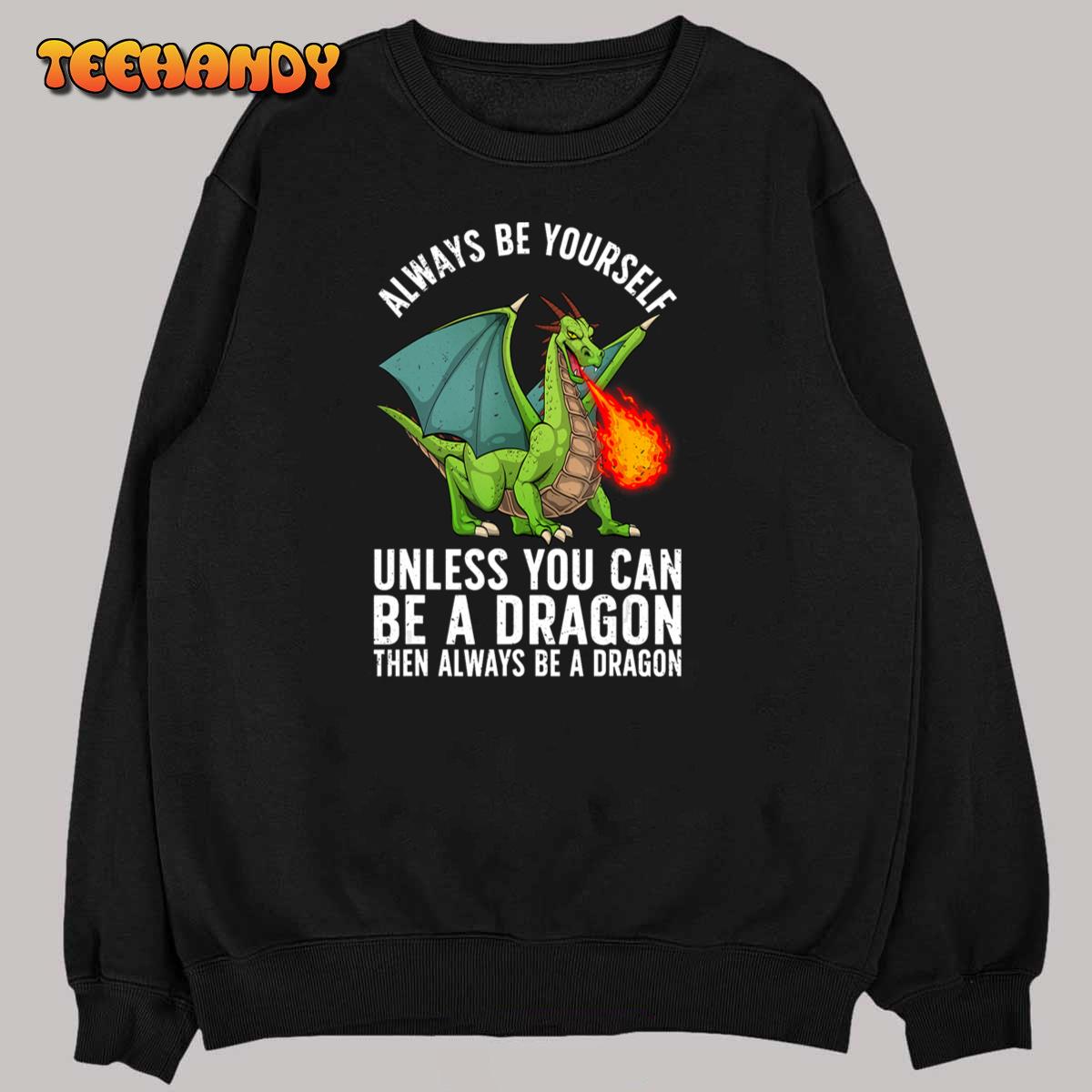 Funny Dragon Design For Men Women Kids Fantasy Dragon Lover T-Shirt