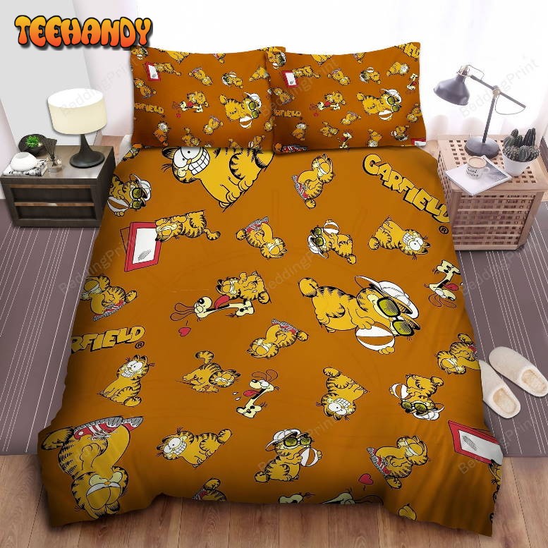 Garfield Theme Funny Pattern Duvet Cover Bedding Sets