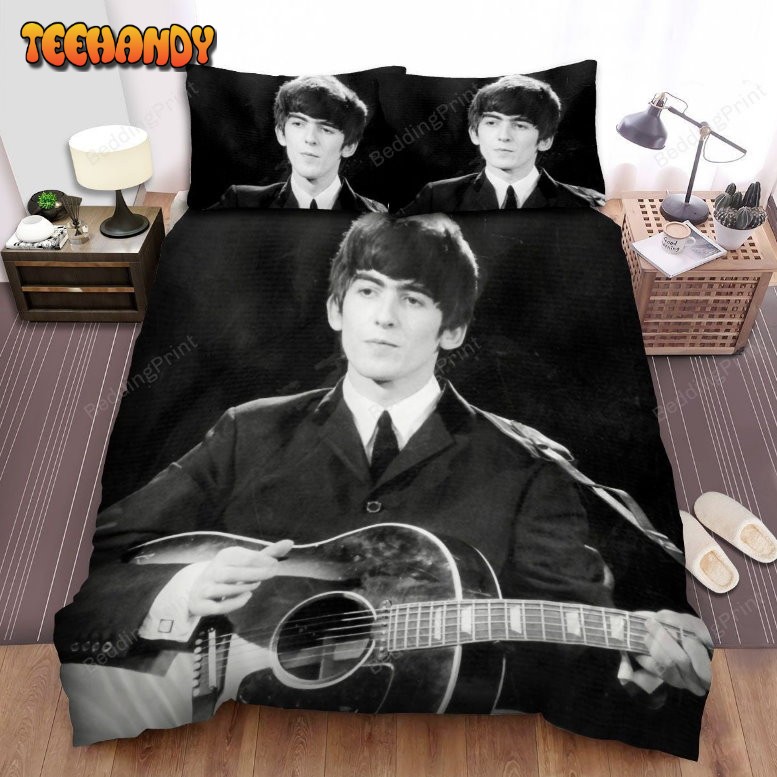 George Harrison Black And White Photo Bedding Sets