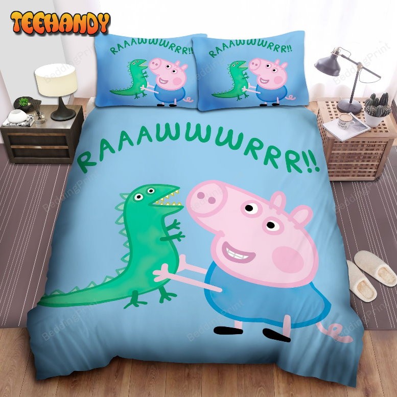 George Pig And Mr. Dinosaur Bedding Sets