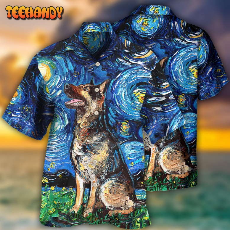 German Shepherd Cool Dog Various Style Hawaiian Shirt