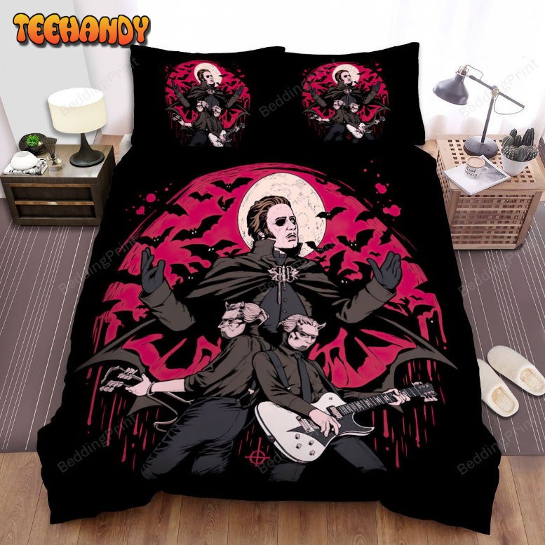 Ghost Music Band And The Bats Bed Sheets Duvet Cover Bedding Sets