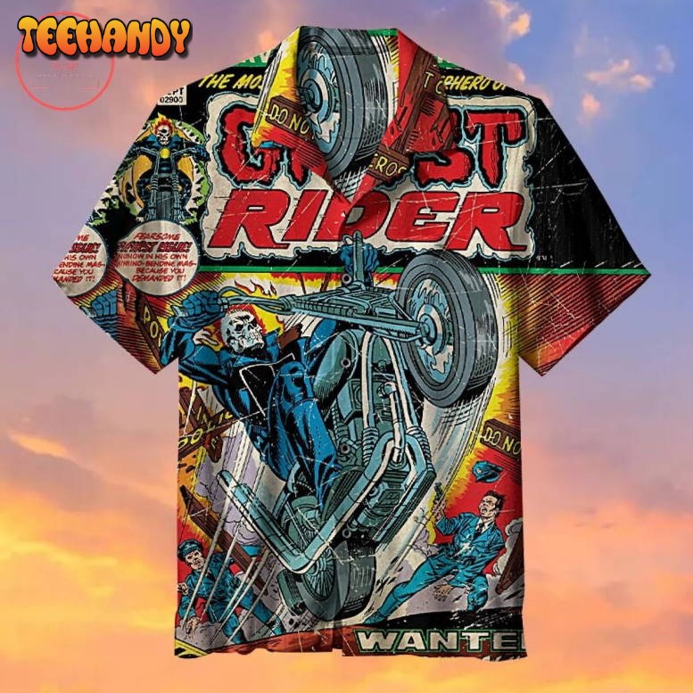 Ghost Rider Hawaiian Shirt