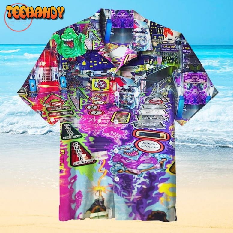 Ghostbusters Pinball Universal Hawaiian shirt